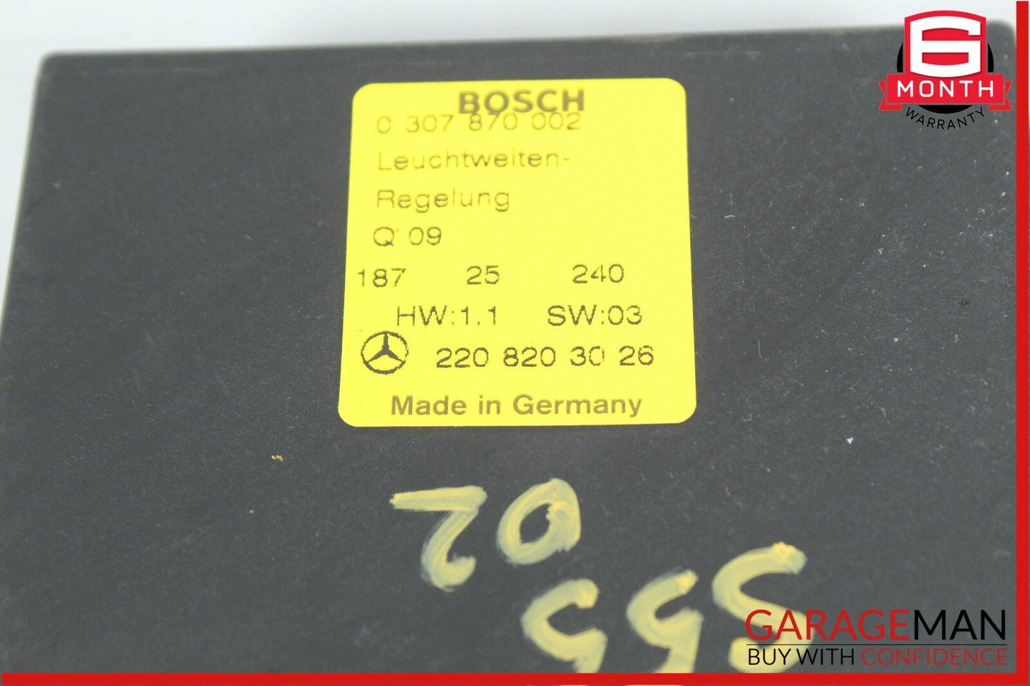 00-06 Mercedes W220 S600 S55 AMG Headlight Head Light Lamp Control Module Unit