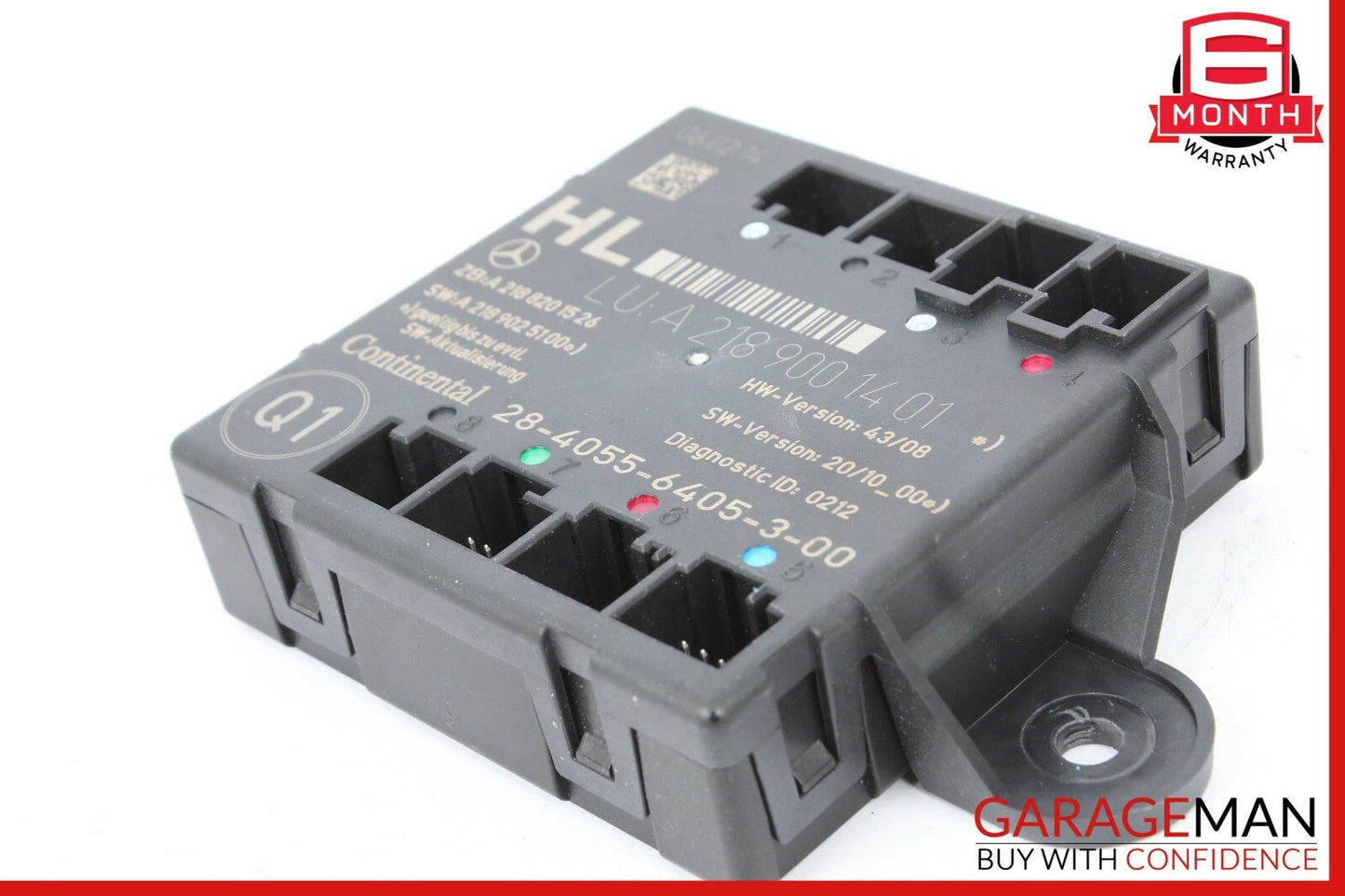 08-15 Mercedes W204 C250 Rear Left Driver Side Door Control Module Q1 OEM