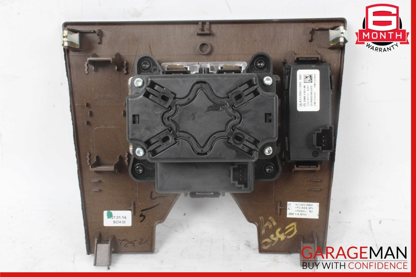 14-16 Mercedes W212 E350 Console Head Unit Controller Knob Multi Switch Trim OEM