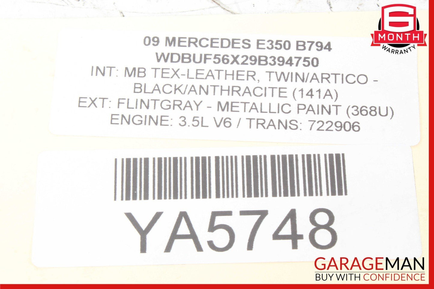 06-15 Mercedes W211 E350 SLK300 C300 Engine Oil Separator Cover 2720160134 OEM