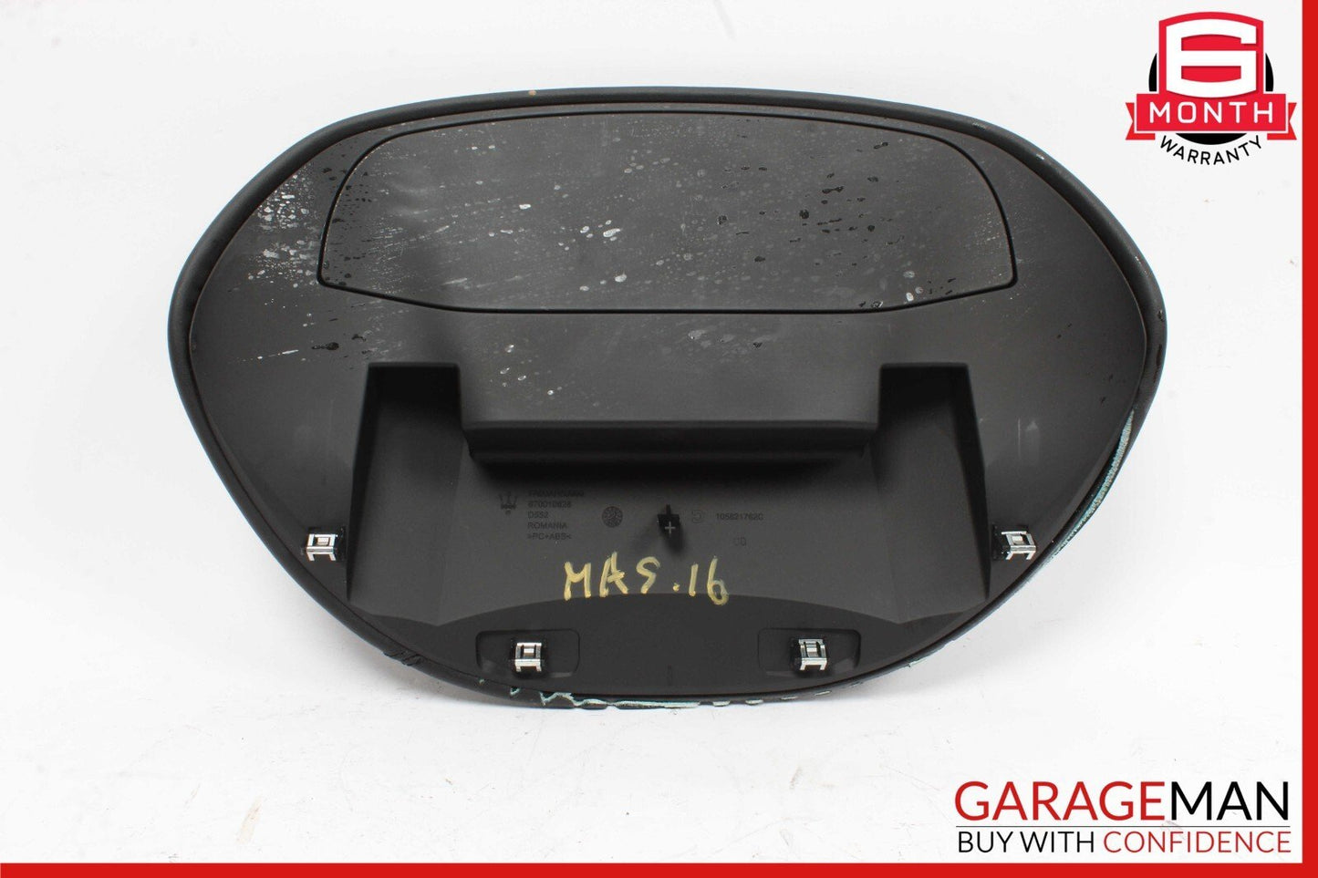 14-17 Maserati Ghibli Gauge Dash Speedometer Trim Pad Cover Black OEM