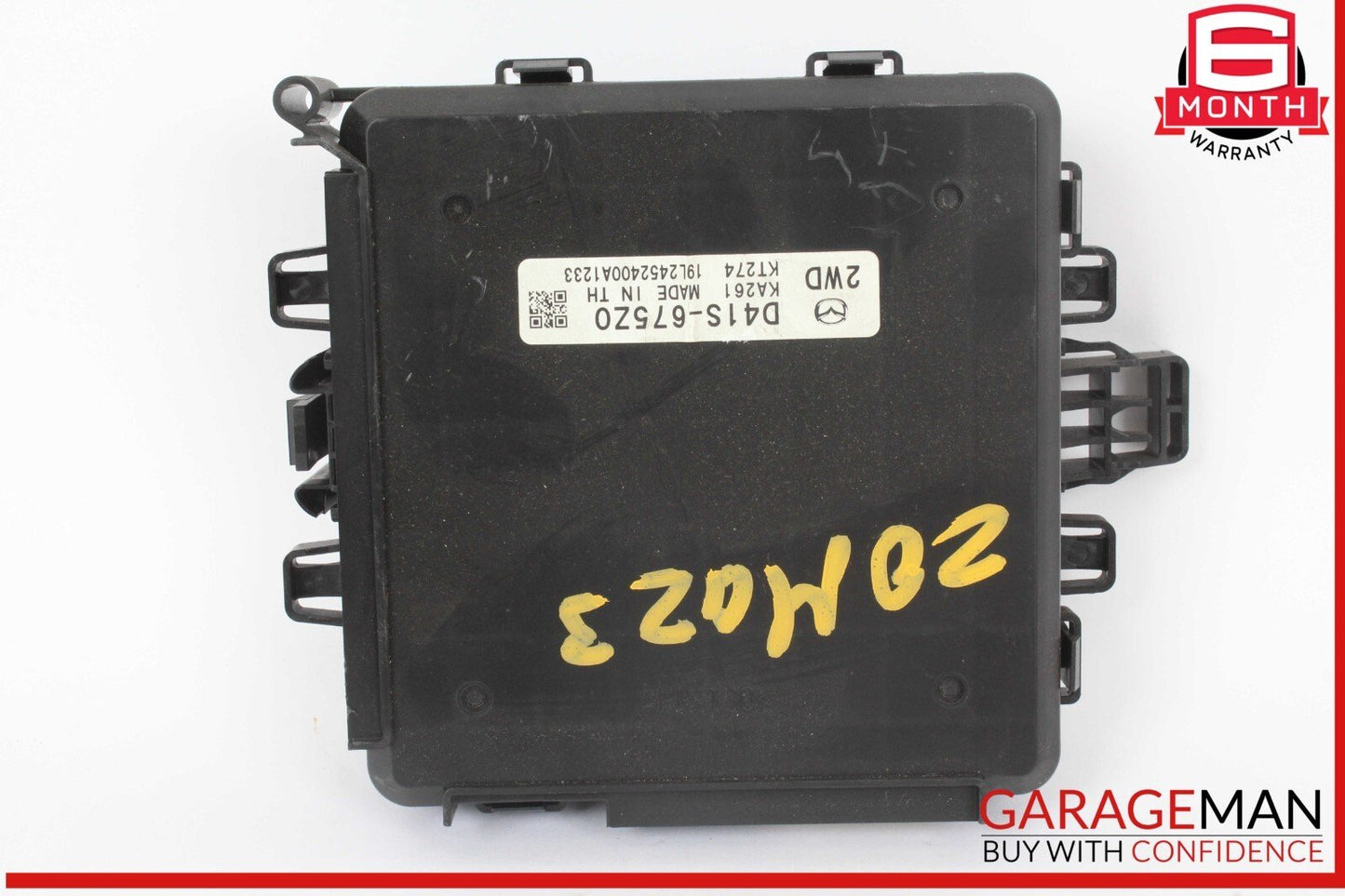 19-23 Mazda 3 Electric Supply Control Module Unit D41S675Z0 OEM