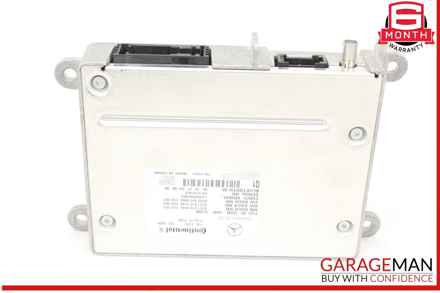 07-10 Mercedes W216 CL550 S550 CL600 Bluetooth Communication Control Module Unit