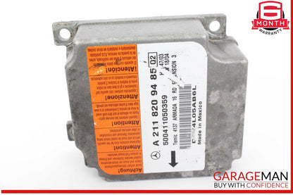 03-11 Mercedes W219 CLS500 Airbag Air Bag SRS Control Module 2118209485 OEM