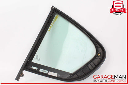 17-20 BMW 530E Rear Right Passenger Side Door Quarter Window Glass OEM