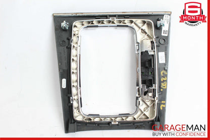 08-14 Mercedes C250 C63 Center Console Shifter Trim Cover Panel Bezel Wood Assy