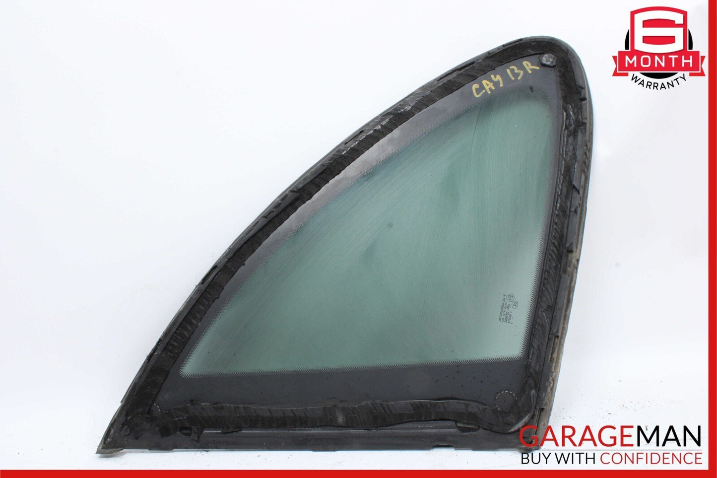 11-17 Porsche Cayenne 958 Rear Right Side Door Quarter Window Auto Glass Panel