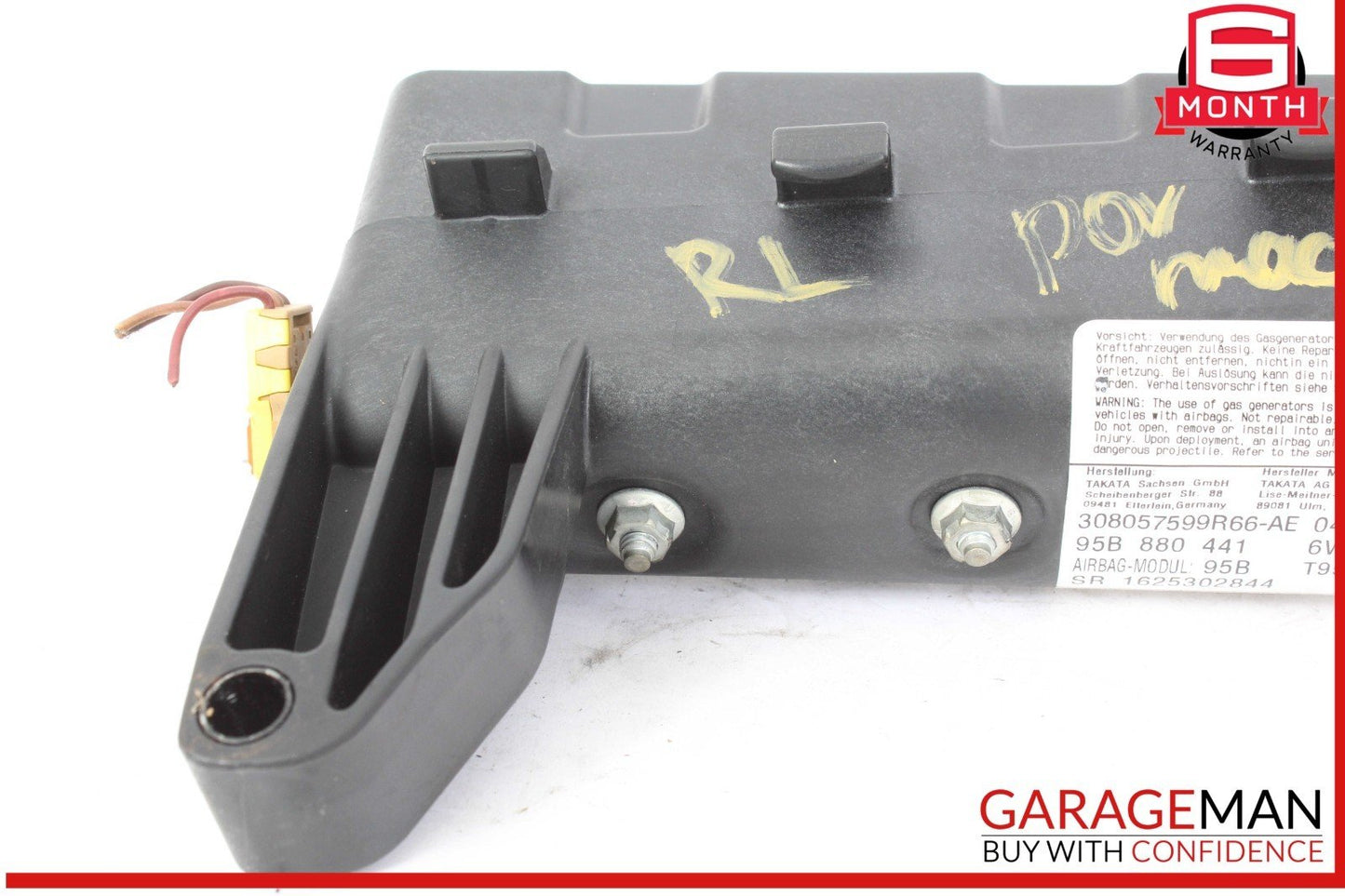 15-24 Porsche Macan 95B Rear Left Driver Side Seat Airbag Air Bag 95B880441