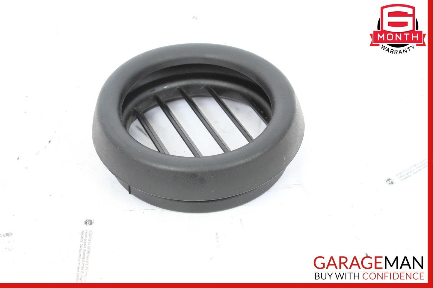 03-10 Porsche Cayenne 955 957 Dashboard A/C Air Vent Round Grille Trim Black OEM