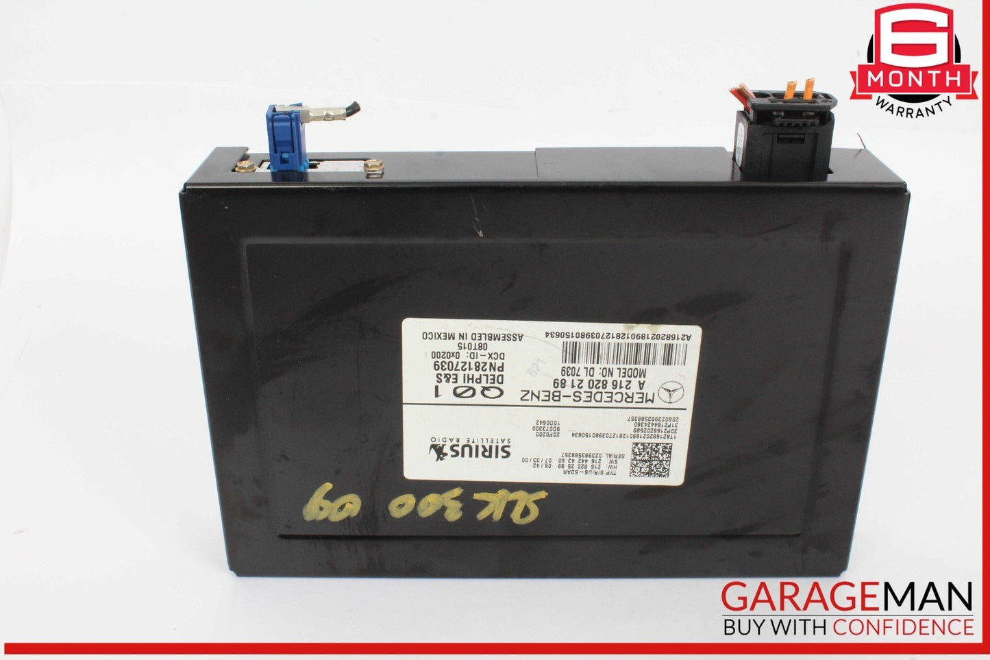 07-14 Mercedes R171 SLK300 CL550 Sirius Satellite Radio Module Receiver OEM