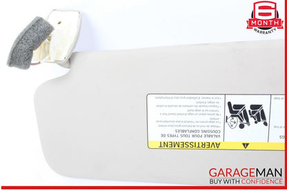 11-16 BMW 528i 535i 550i F10 Front Right Passenger Side Sunvisor Sun Visor OEM