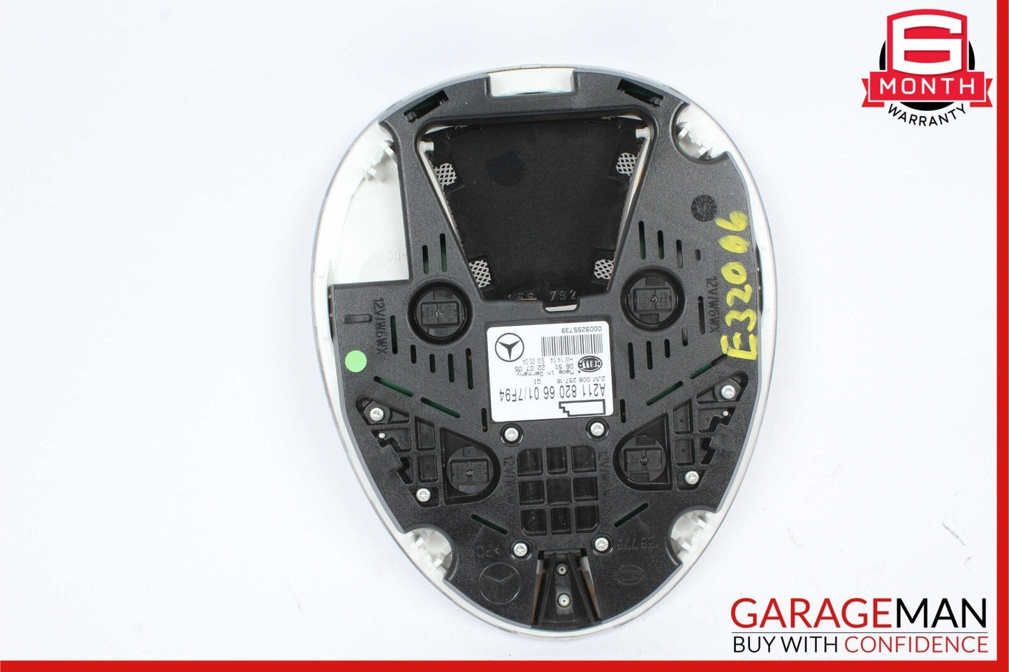 03-11 Mercedes W211 E320 E55 CLS550 Rear Overhead Dome Light Gray 2118206601 OEM