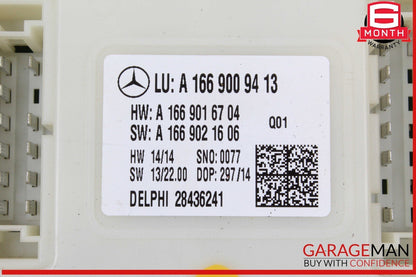 13-19 Mercedes X166 GL450 GLS550 Rear SAM Module Control Unit Signal Acquisition
