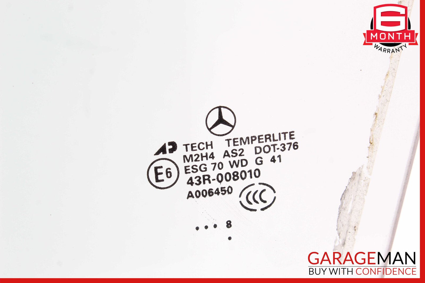 07-12 Mercedes X164 GL450 GL550 ML550 Front Left Door Window Glass OEM