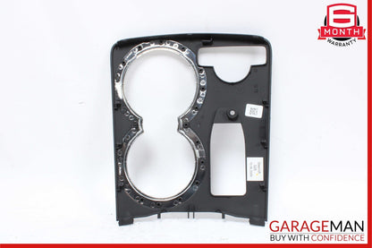 08-14 Mercedes W204 C300 E550 Center Console Cup Holder Bezel Trim Cover Black