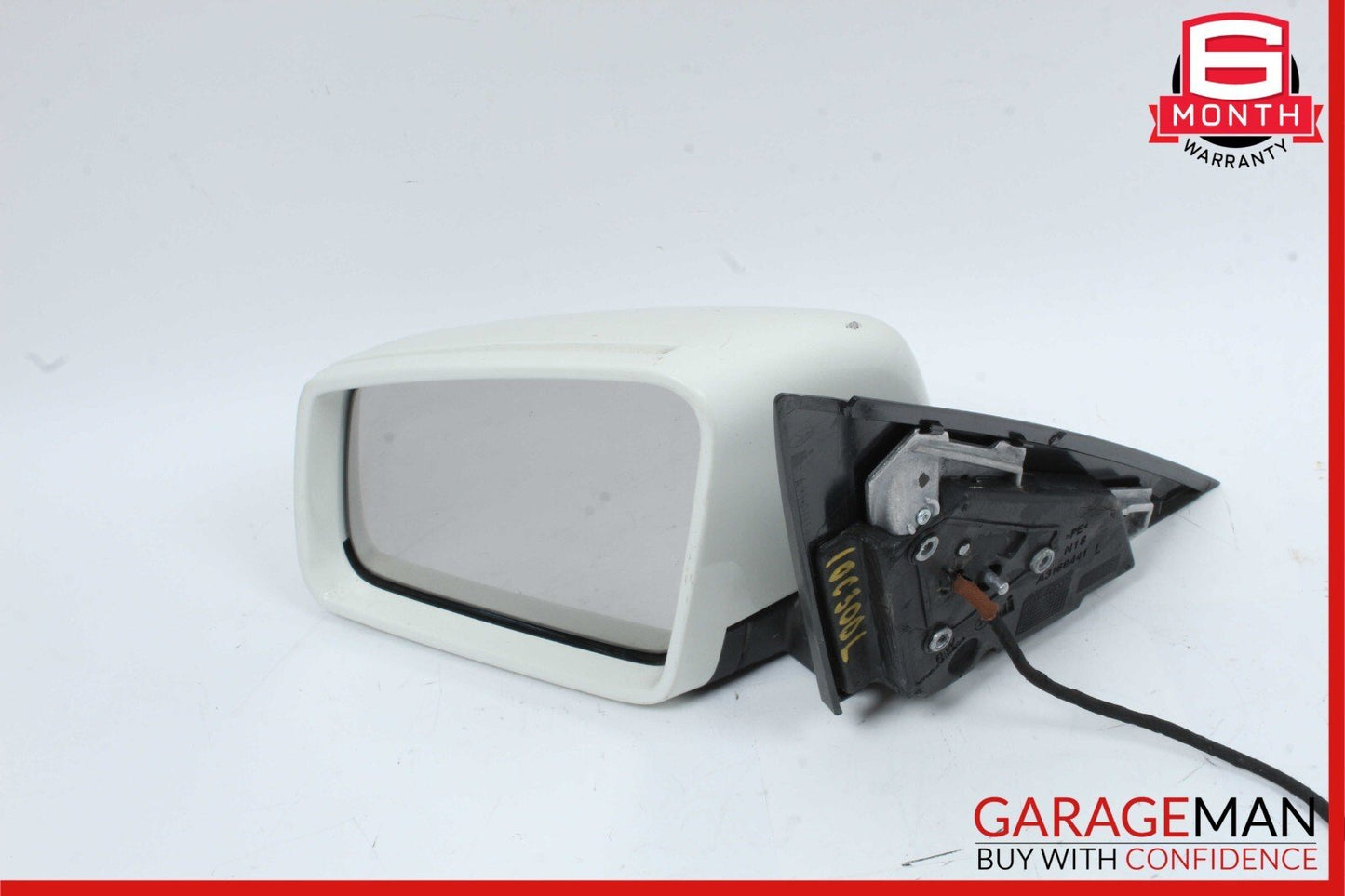 10-11 Mercedes W204 C300 Front Left Side Mirror Door Rear View White OEM
