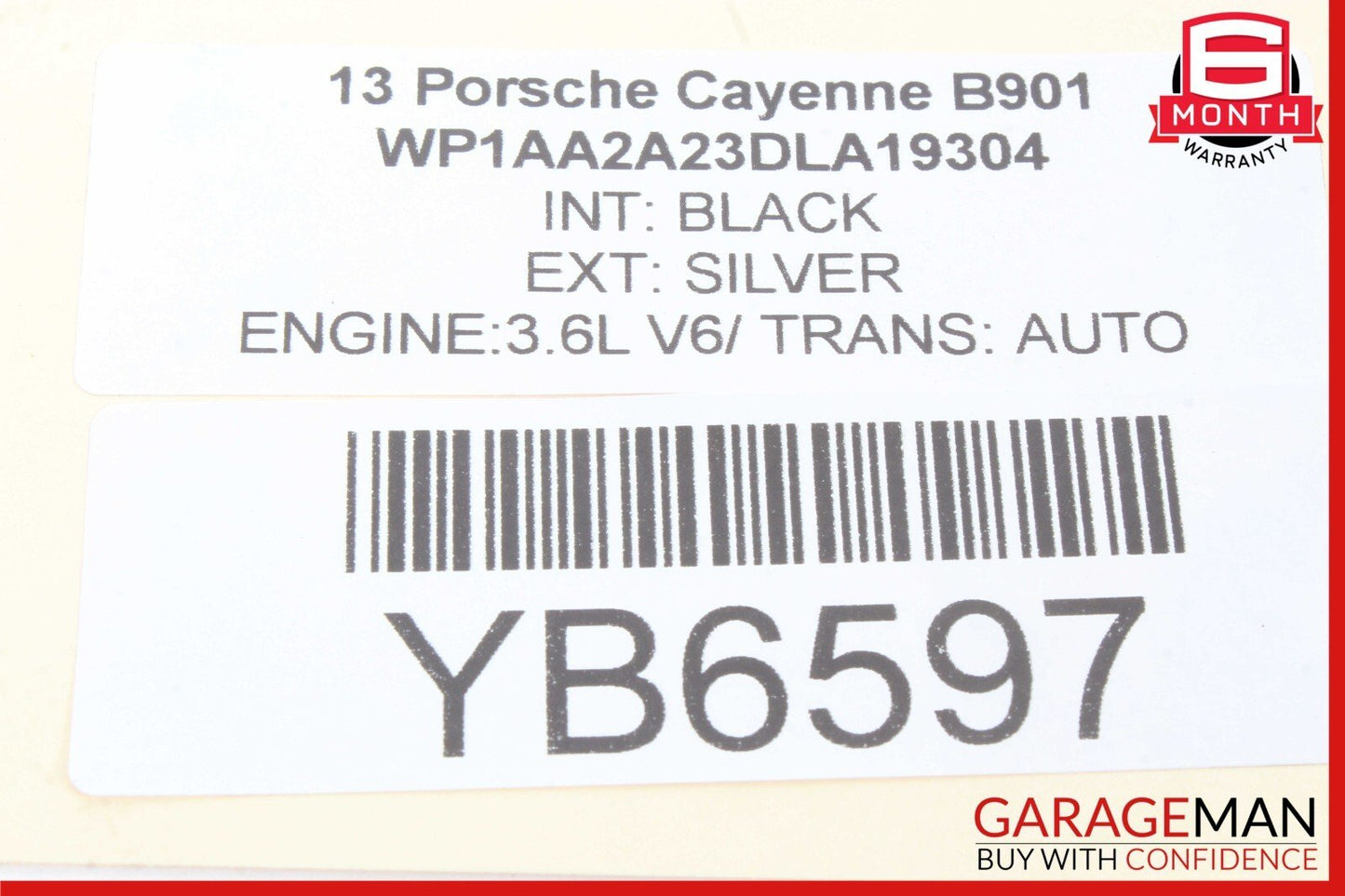 11-14 Porsche Cayenne 958 Rear Bumper Wiring Harness & Sensors