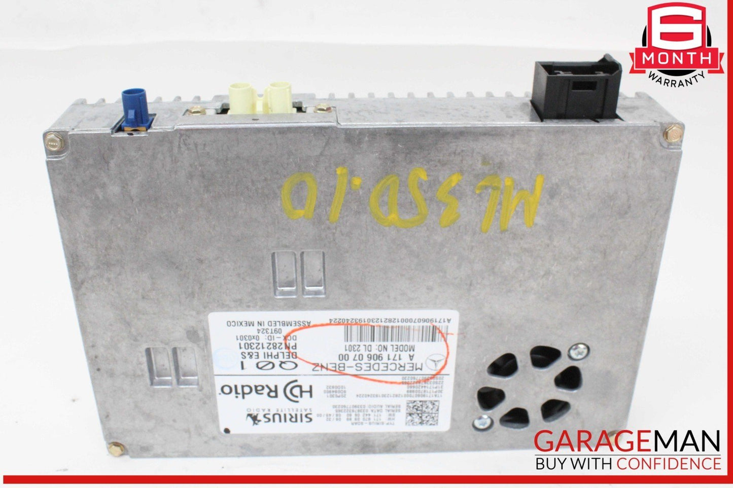 09-13 Mercedes W164 ML350 GL450 Sirius Satellite Radio Receiver 1719060700 OEM