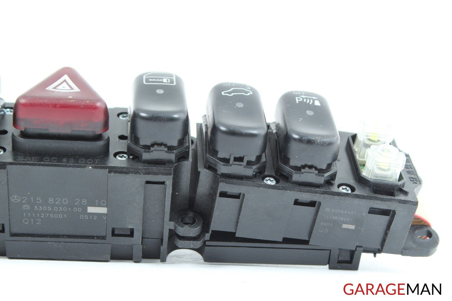 00-02 Mercedes W215 CL600 Center Dashboard Hazard Light Switch Control Panel OEM