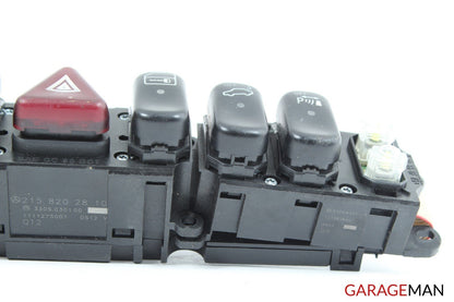 00-02 Mercedes W215 CL600 Center Dashboard Hazard Light Switch Control Panel OEM