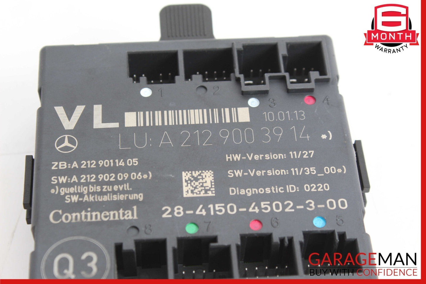 08-18 Mercedes W204 C300 CLS550 SLK250 Front Left Side Door Control Module Unit