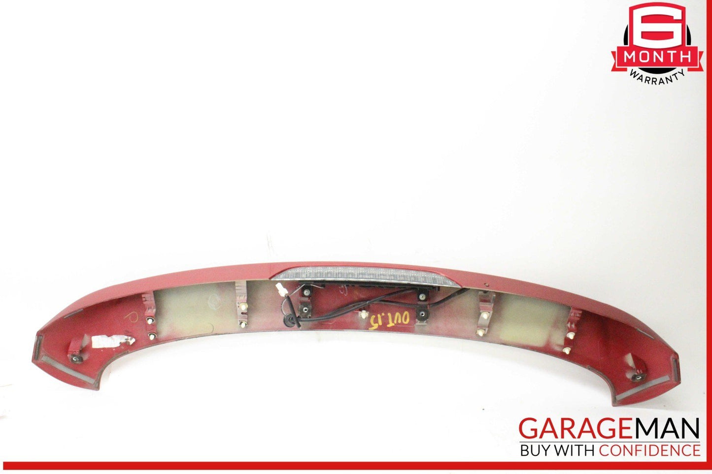 15-24 Mitsubishi Outlander Sport Tailgate Rear Upper Wing Spoiler Trim Red OEM