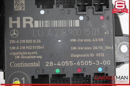 08-18 Mercedes W204 C250 C300 E250 CLS500 Rear Right Door Control Module Unit