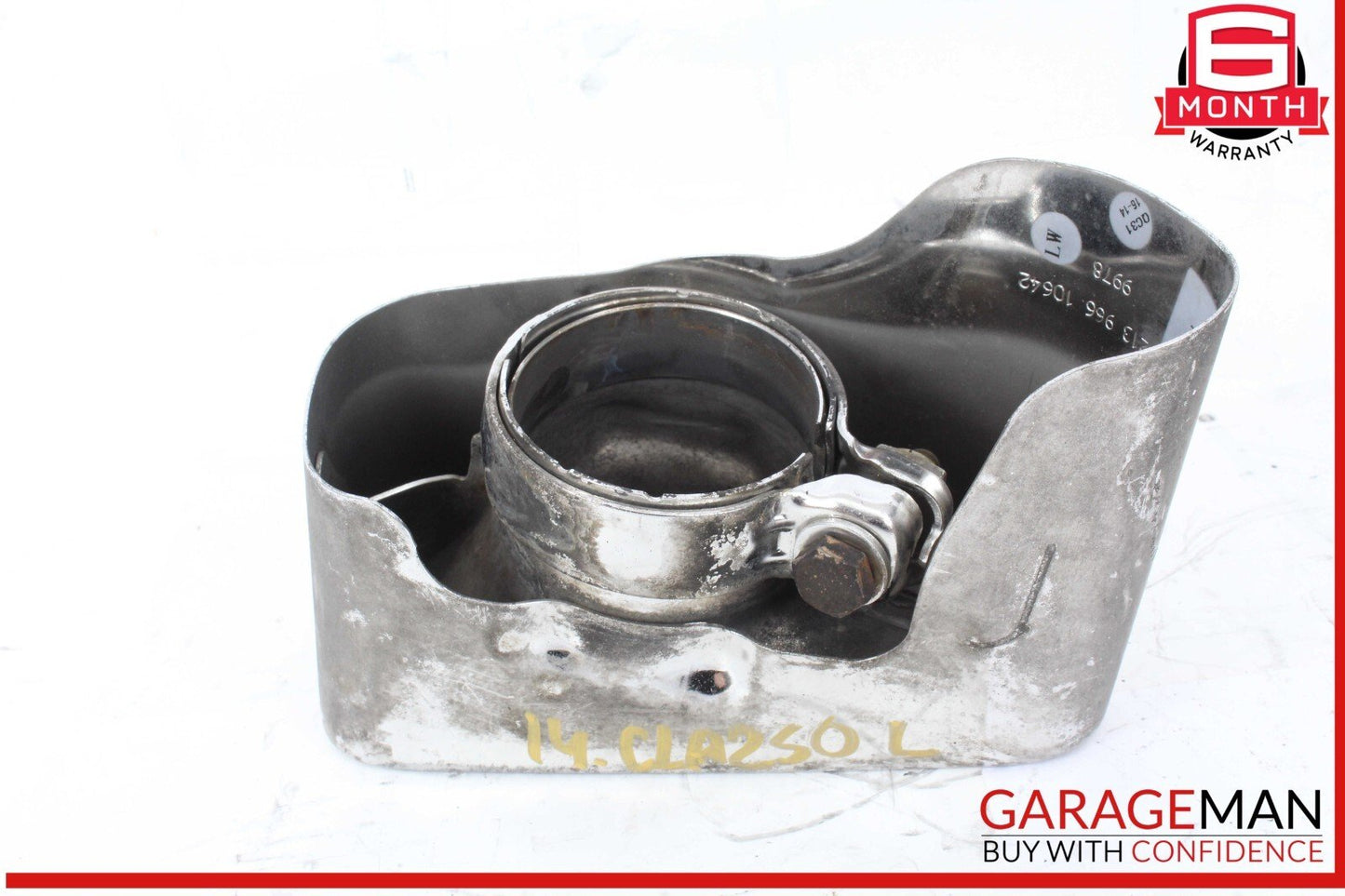 09-19 Mercedes W117 CLA250 Rear Bumper Exhaust Muffler Tips Set of 2 OEM