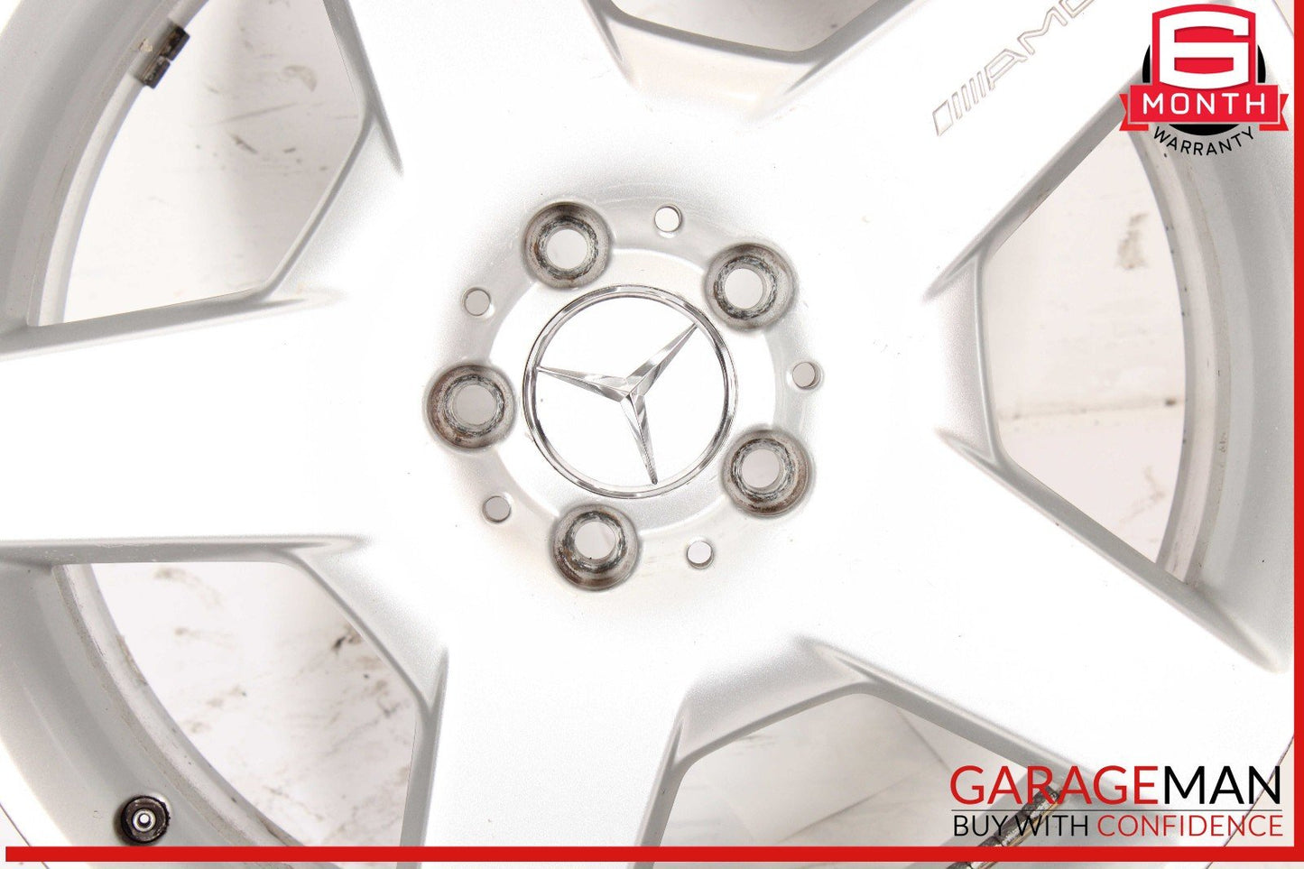 06-11 Mercedes W164 ML350 AMG 8.5 X 19 19" Wheel Rim Silver 1644011802 OEM