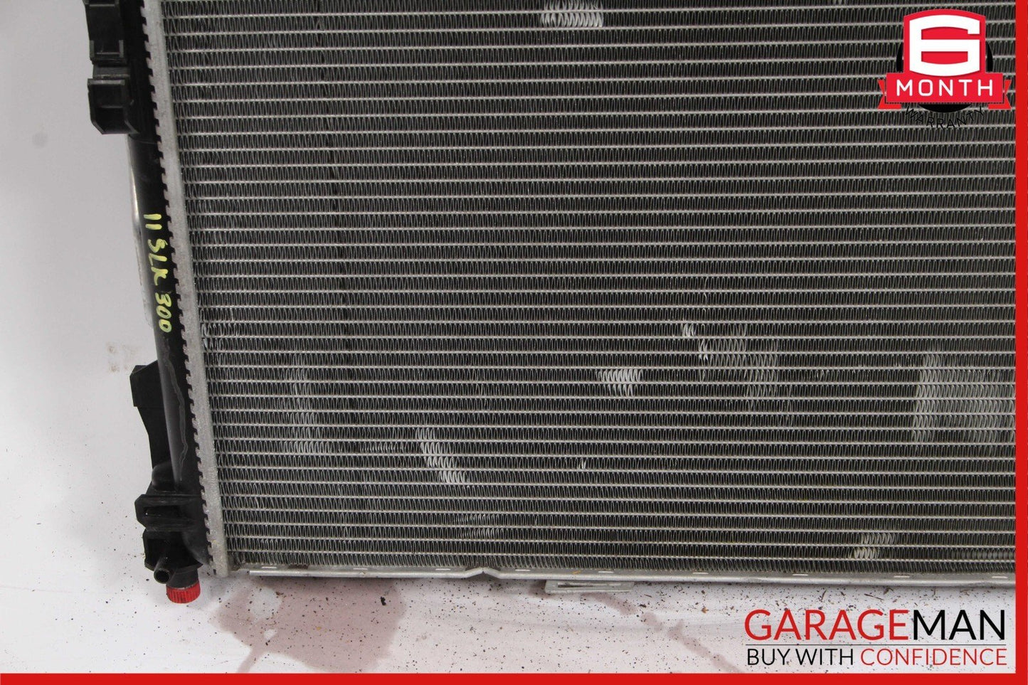 09-11 Mercedes R171 SLK300 Engine Cooling Radiator AC A/C Air Condenser Assembly