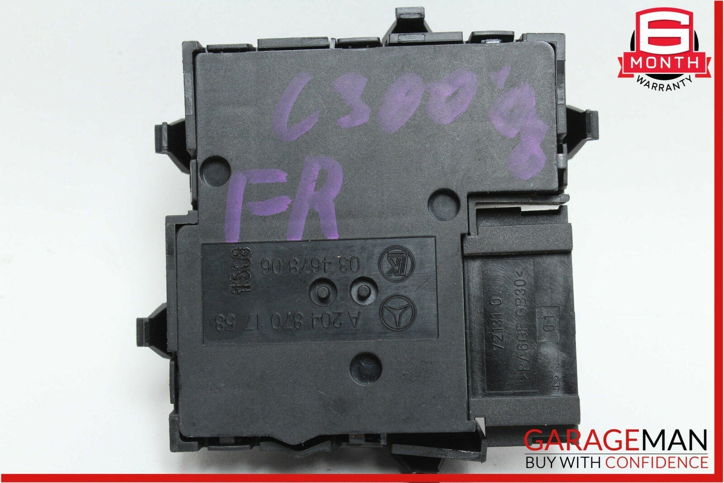 08-14 Mercedes W204 C300 Front Right Passenger Side Seat Adjust Control Switch