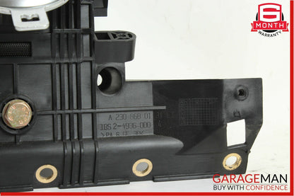 03-08 Mercedes R230 SL500 Rear Left Luggage Seat Belt Retractor Speaker Assembly