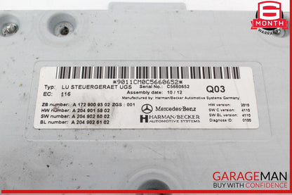 10-18 Mercedes W218 CLS550 Communication Interface Module 1729009302 OEM