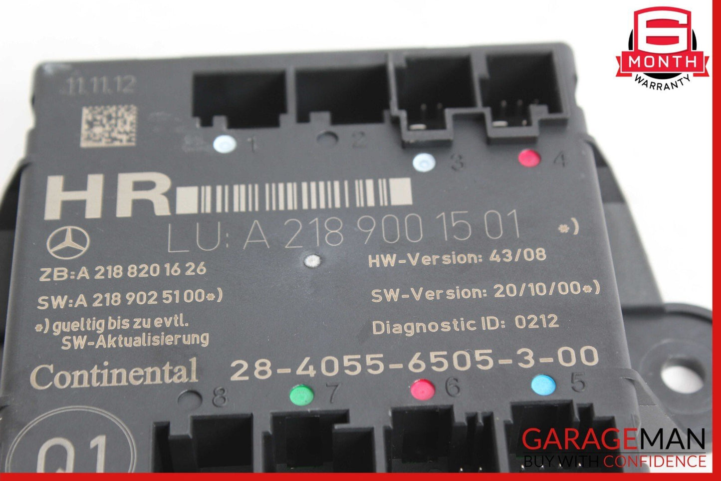 08-18 Mercedes W212 E400 C300 CLS63 Rear Right Side Door Control Module Unit OEM