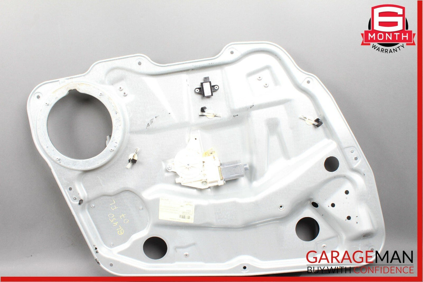 06-12 Mercedes GL450 R350 Front Left Door Window Regulator Motor Frame Panel OEM