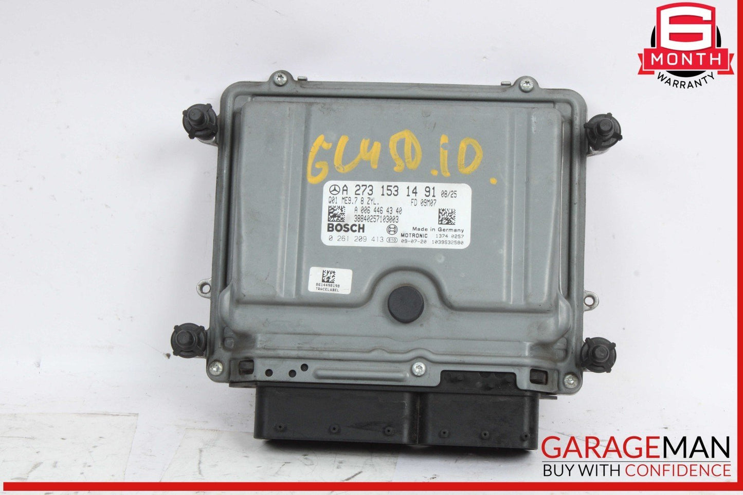 07-12 Mercedes X164 GL450 ECU ECM Engine Control Module Unit 2731531491 OEM