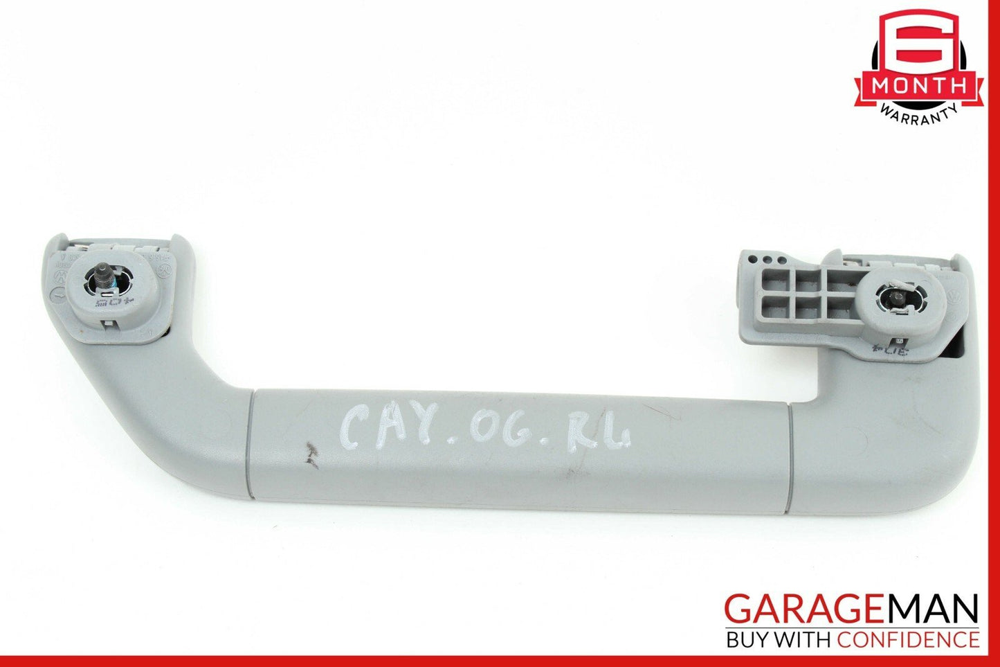 03-10 Porsche Cayenne 955 957 Rear Left Side Interior Top Roof Grab Handle Gray