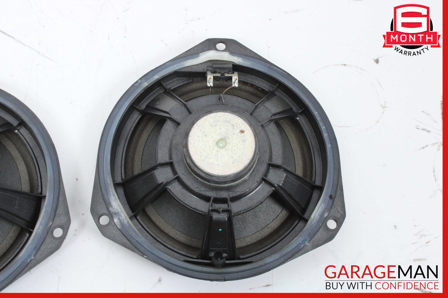 14-17 Maserati Ghibli Rear Right & Left Side Door Sound Audio Speaker Set OEM