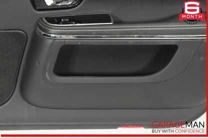 10-19 Jaguar XJ Front Right Passenger Side Door Panel Cover Black OEM