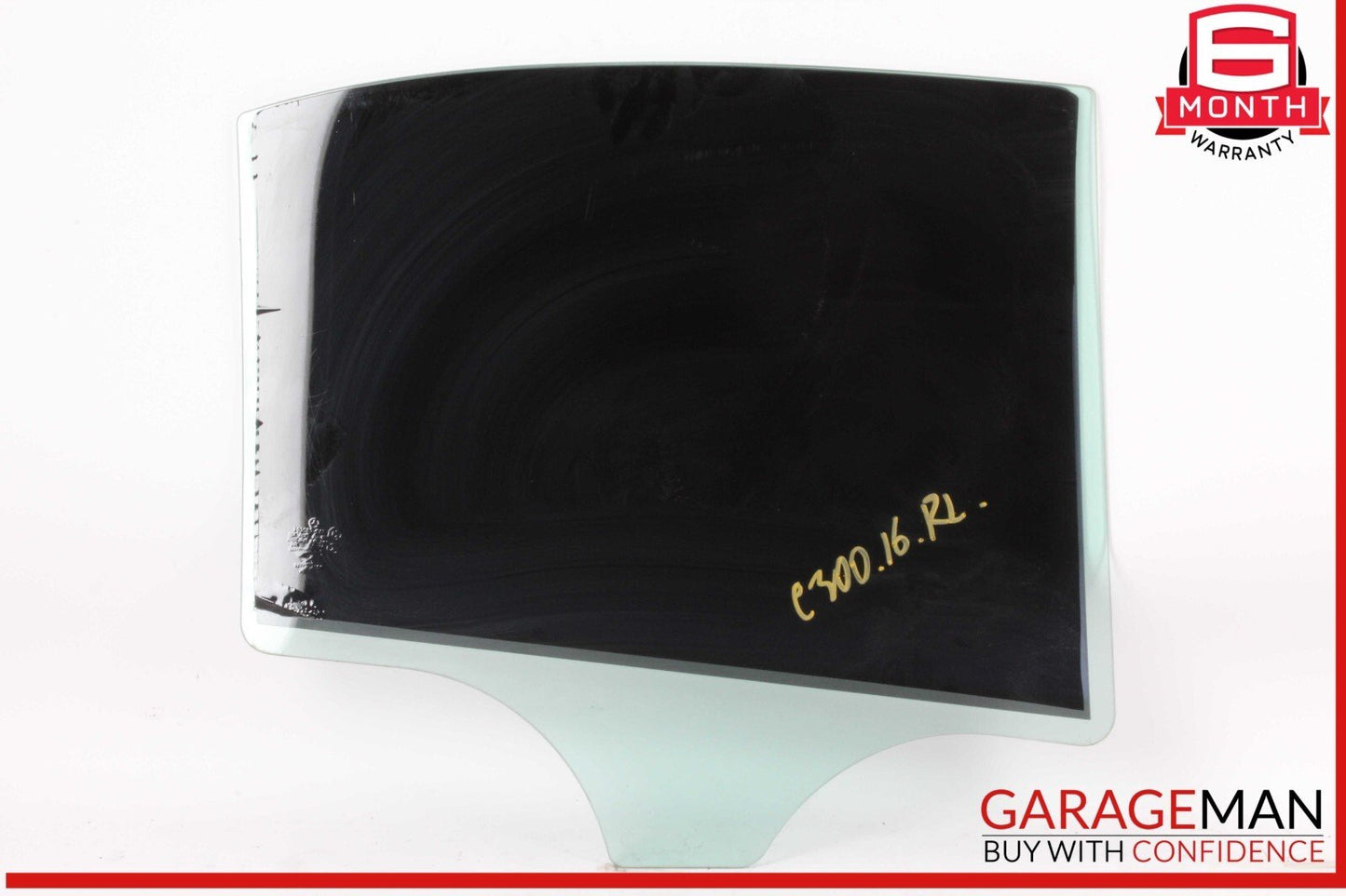 15-21 Mercedes W205 C300 C400 Rear Left Driver Side Door Window Glass OEM