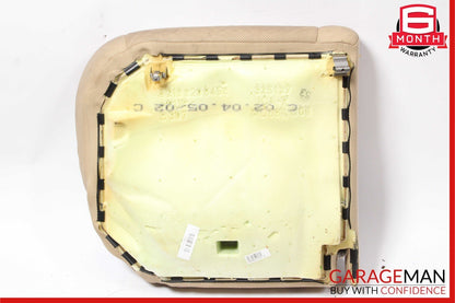 06-11 Mercedes W219 CLS500 Rear Right Side Lower Bottom Seat Cushion Brown