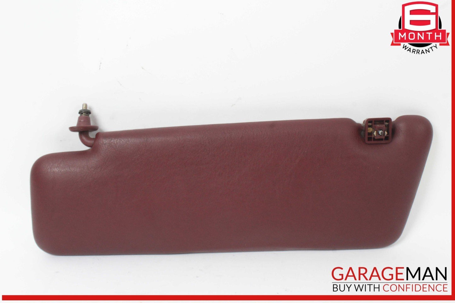 84-93 Mercedes W201 190E 190D Right Passenger Side Sunvisor Burgundy OEM