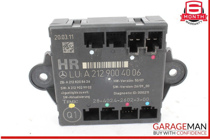 08-14 Mercedes W204 C300 C250 Rear Right Passenger Side Door Control Module OEM