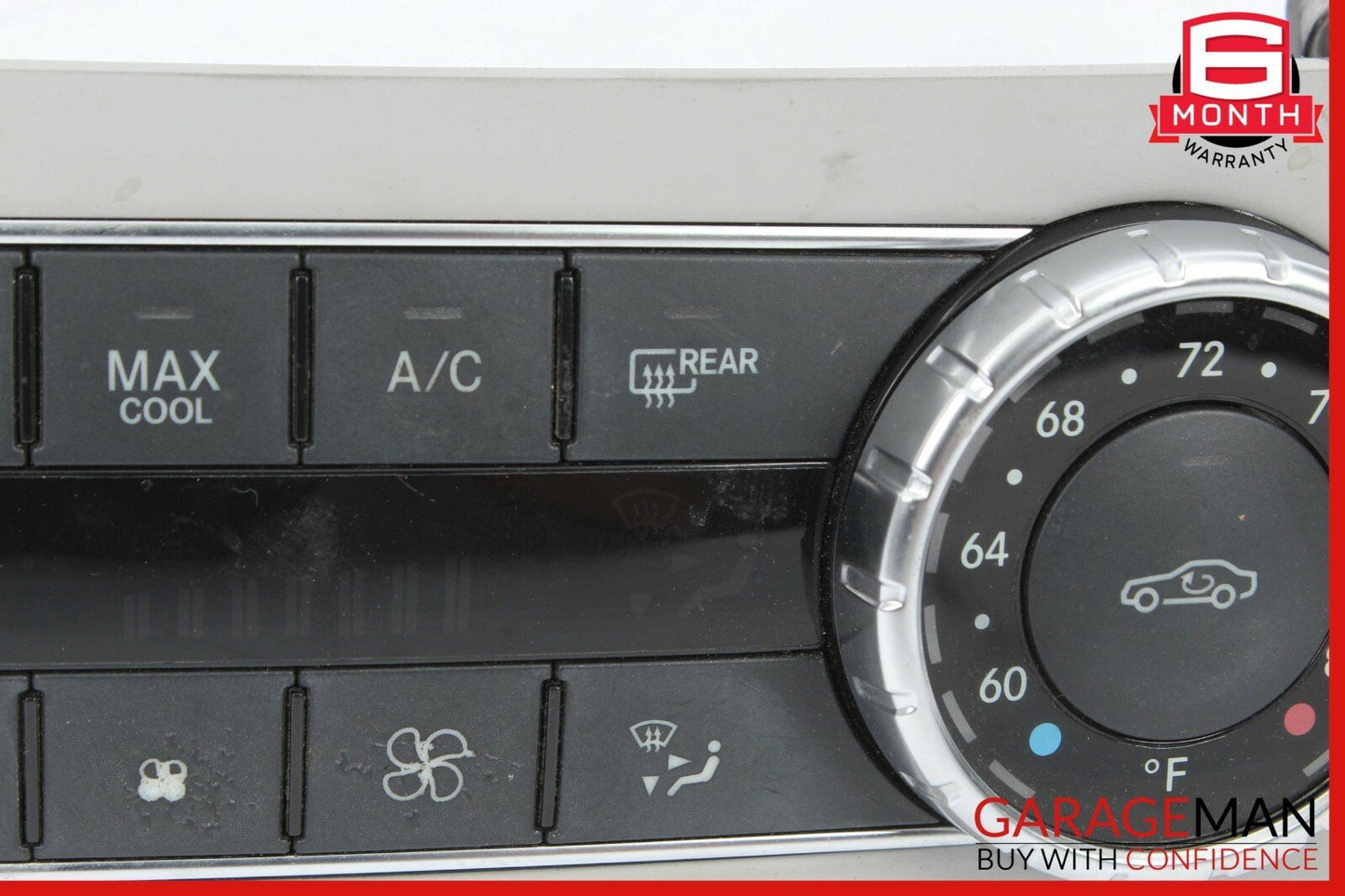 12-14 Mercedes W204 C250 AC A/C Heater Climate Temperature Control Switch Gray