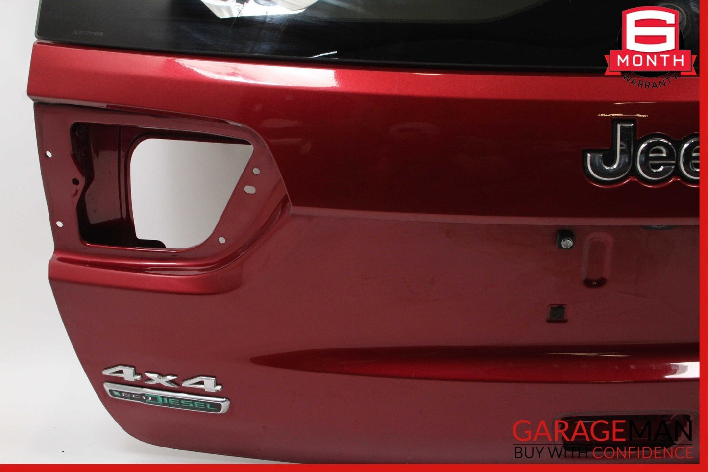 14-17 Jeep Grand Cherokee Rear Trunk Hatch Tailgate Lift Gate Glass Assy Red OEM