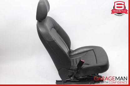 09-17 Audi Q5 Front Left Complete Seat Cushion Assembly Black OEM