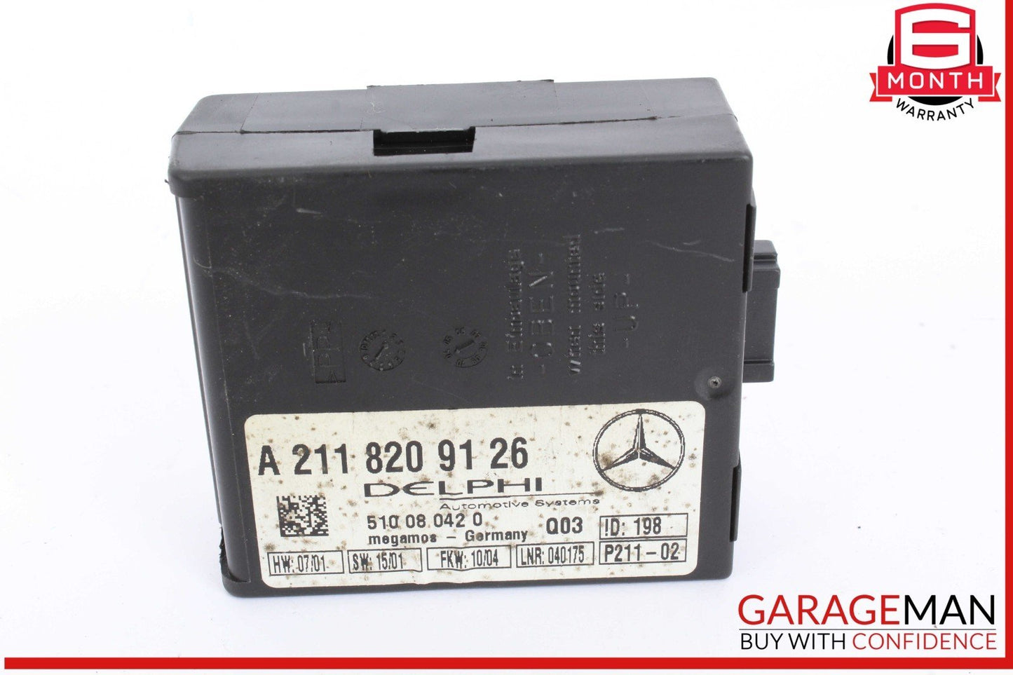 00-06 Mercedes W220 S430 CL500 SL500 Anti Theft Alarm Sensor Control Module OEM