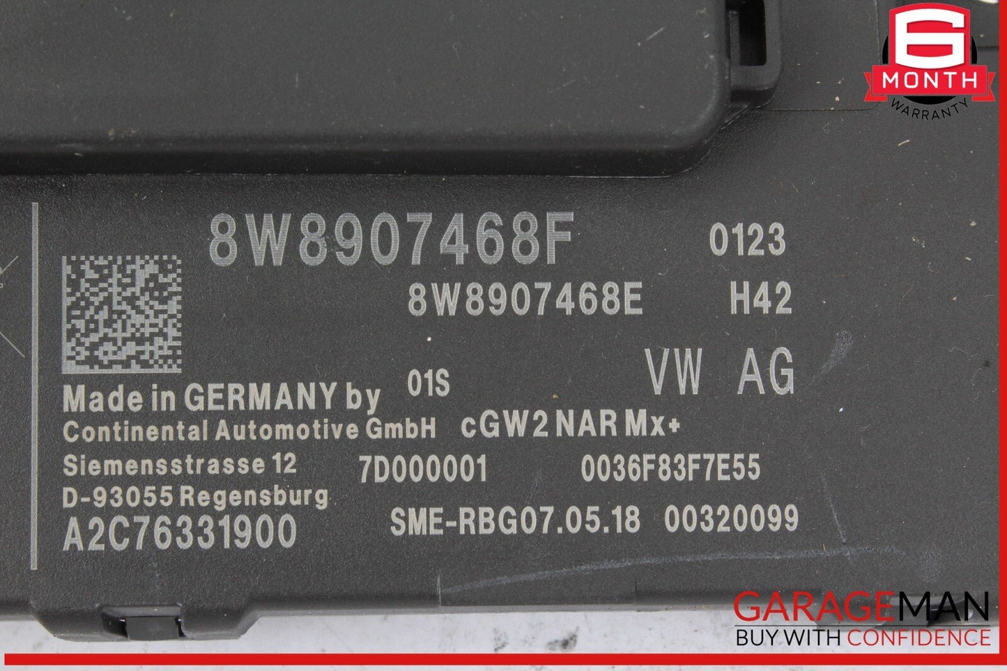 17-19 Audi Q7 Network Gateway Display Control Module Unit 8W8907468F OEM