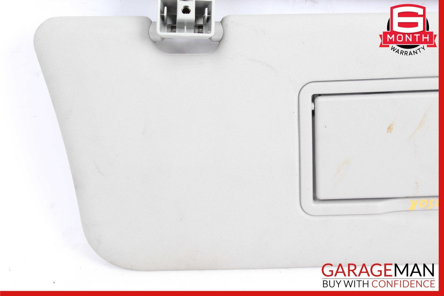 06-12 Mercedes X164 GL450 ML450 Front Right Side Sun Visor Sunvisor Cover Gray