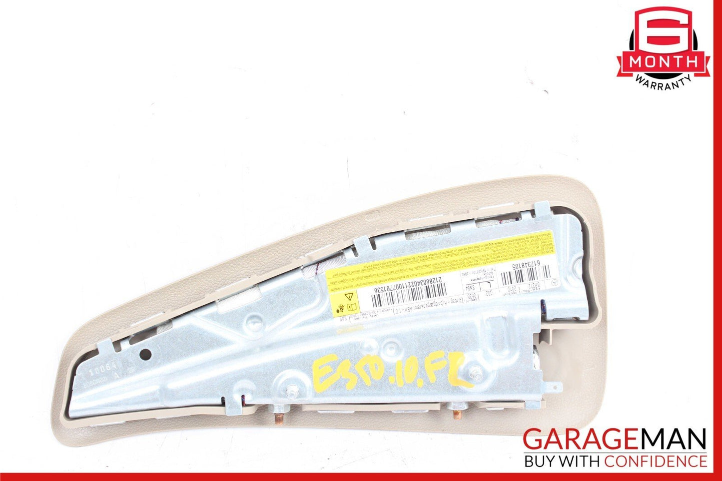 10-18 Mercedes W212 E350 E250 Front Left Side Seat Side Airbag Air Bag Beige OEM